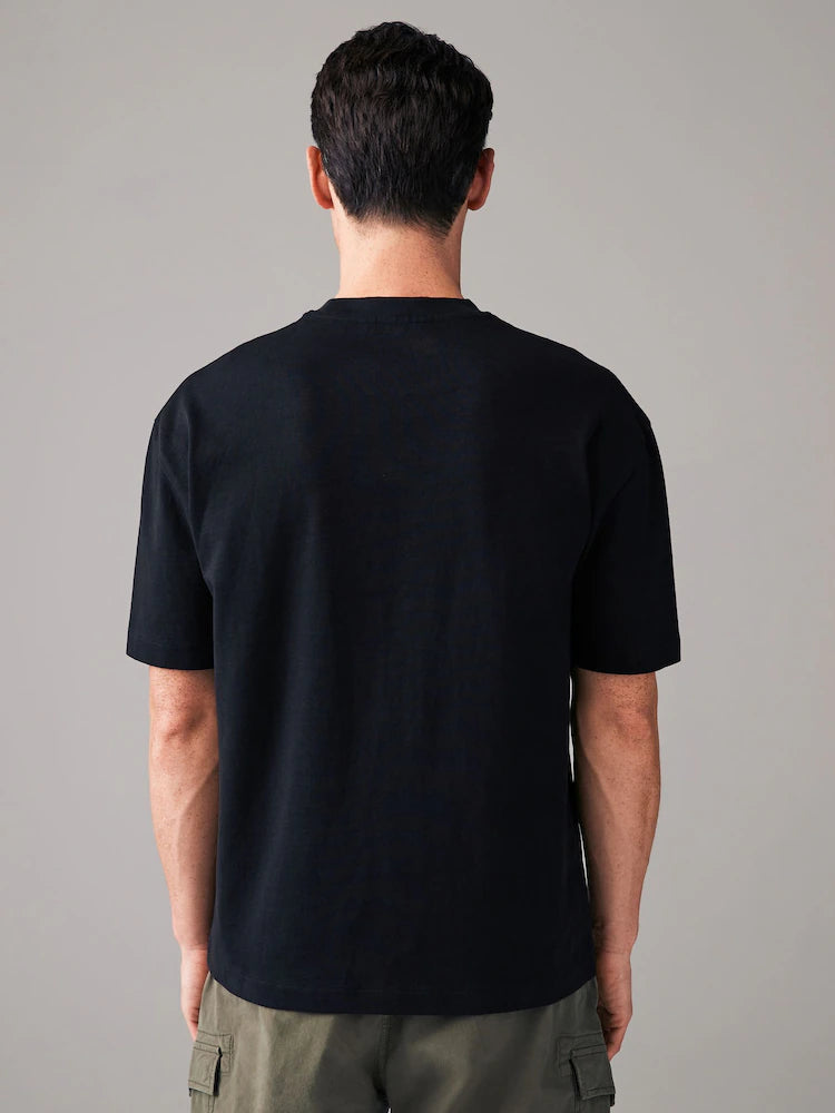 Black Oversized Heavyweight T-Shirt